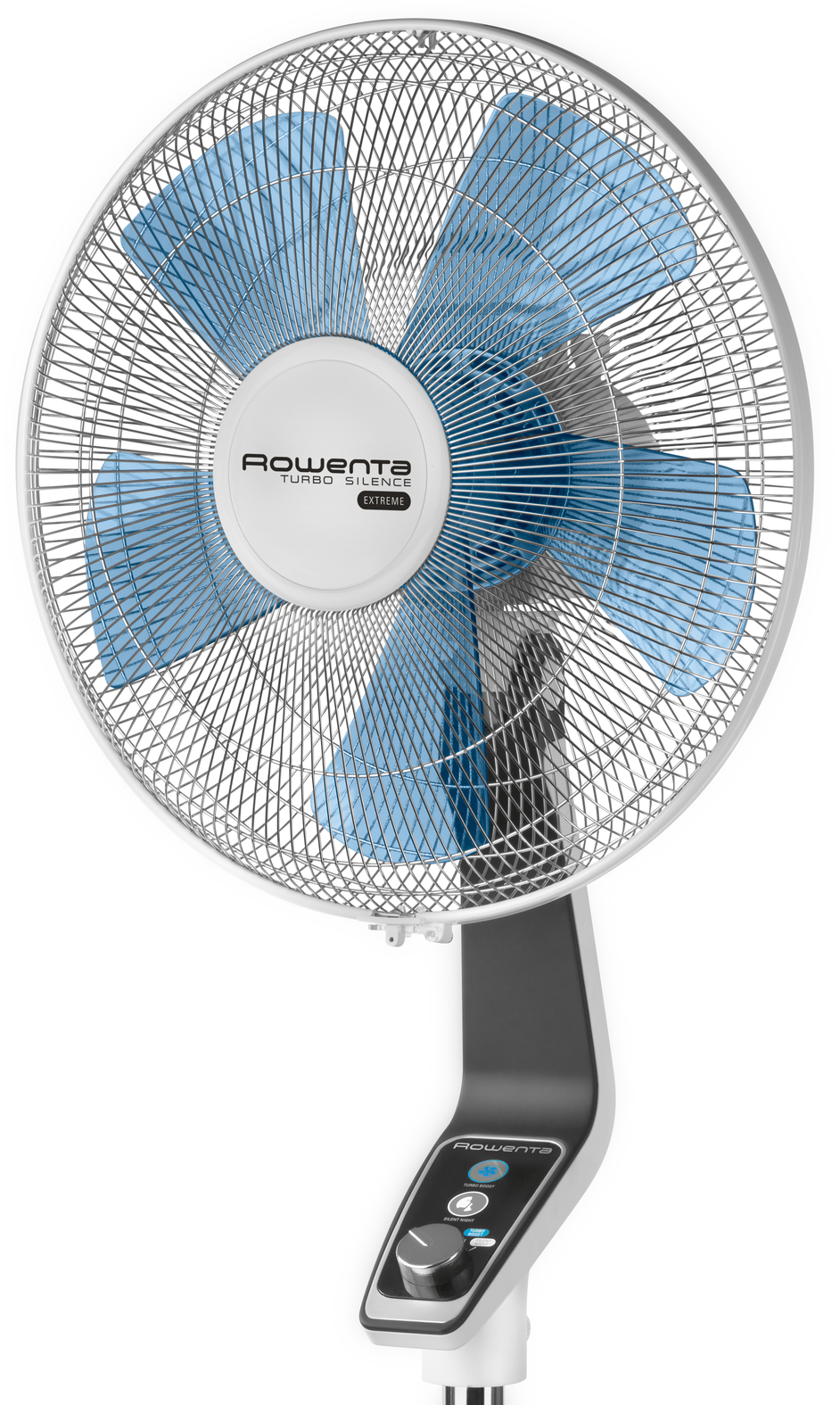 Ventilador de pie - Rowenta VU5640 Turbo Silence Extreme 4 Velocidades, Sistema Oscilación