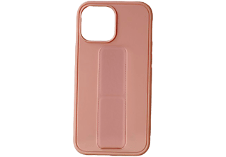 CASE AND PRO iPhone 14 Pro TPU+PC gumírozott kitámasztós tok, rózsaszín (STAND-IPH1461P-P)