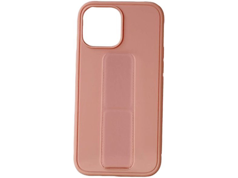 CASE AND PRO iPhone 14 Pro TPU+PC gumírozott kitámasztós tok, rózsaszín (STAND-IPH1461P-P)