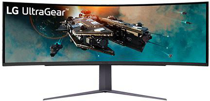 LG UltraGear 49GR85DC-B 49 Zoll  2K UltraWide QHD  Gaming Monitor  1 ms Reaktionszeit  