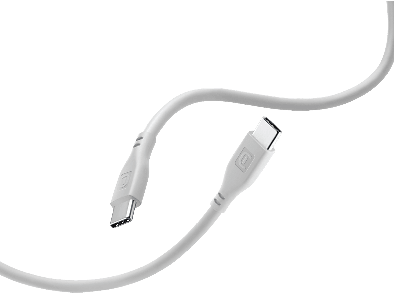 Grau Ladekabel, CELLULAR LINE auf USB-C, Softtouch m, USB-C 1,2