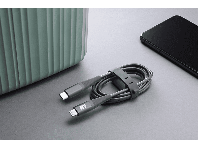 Thumbnail - CELLULAR LINE Pro + Cable USB-C auf Lightning, Ladekabel, 1,2 m, Schwarz