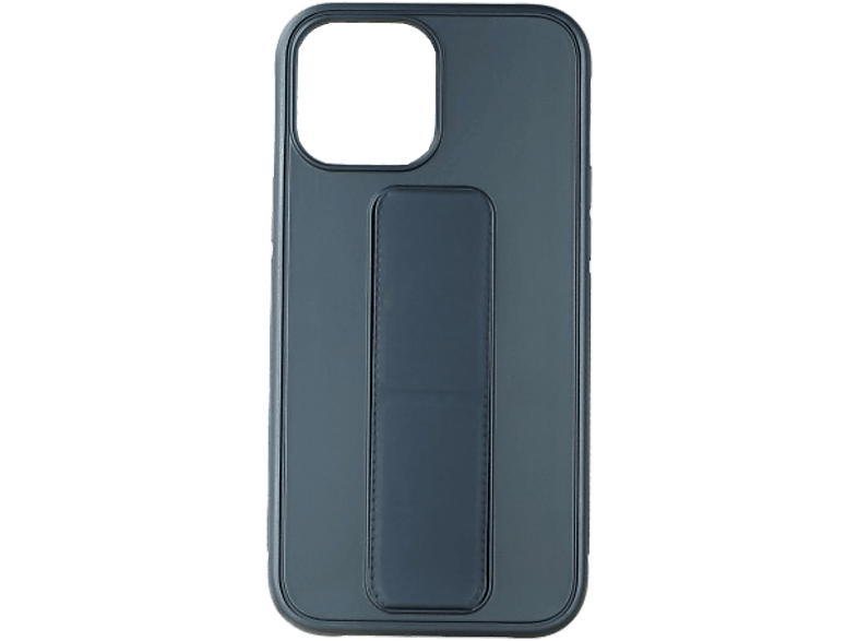 CASE AND PRO iPhone 14 Plus TPU+PC gumírozott kitámasztós tok, sötétkék (STANDIPH1467MDBL)