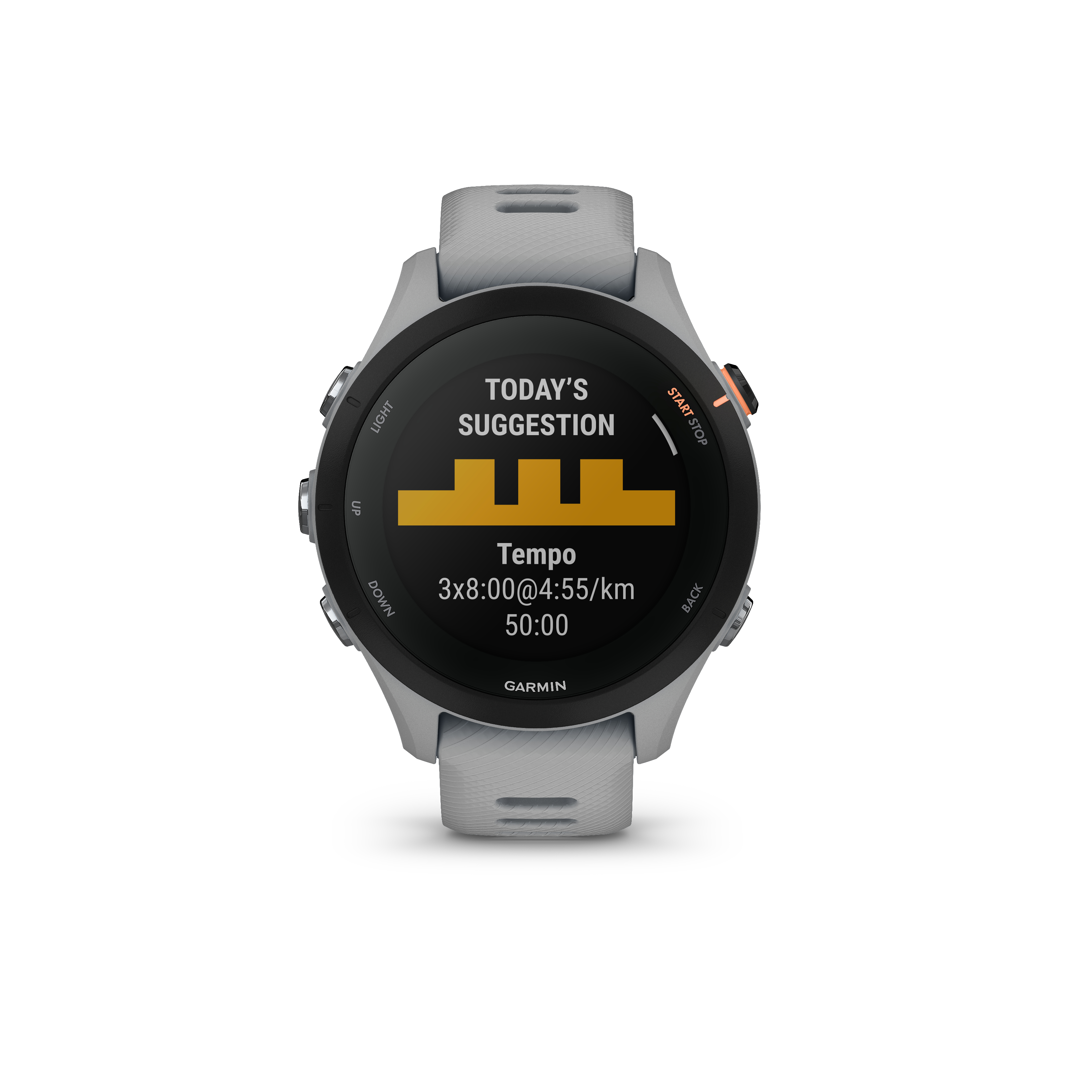 FORERUNNER mm, Powder GARMIN 18 Grey Smartwatch, 255S,