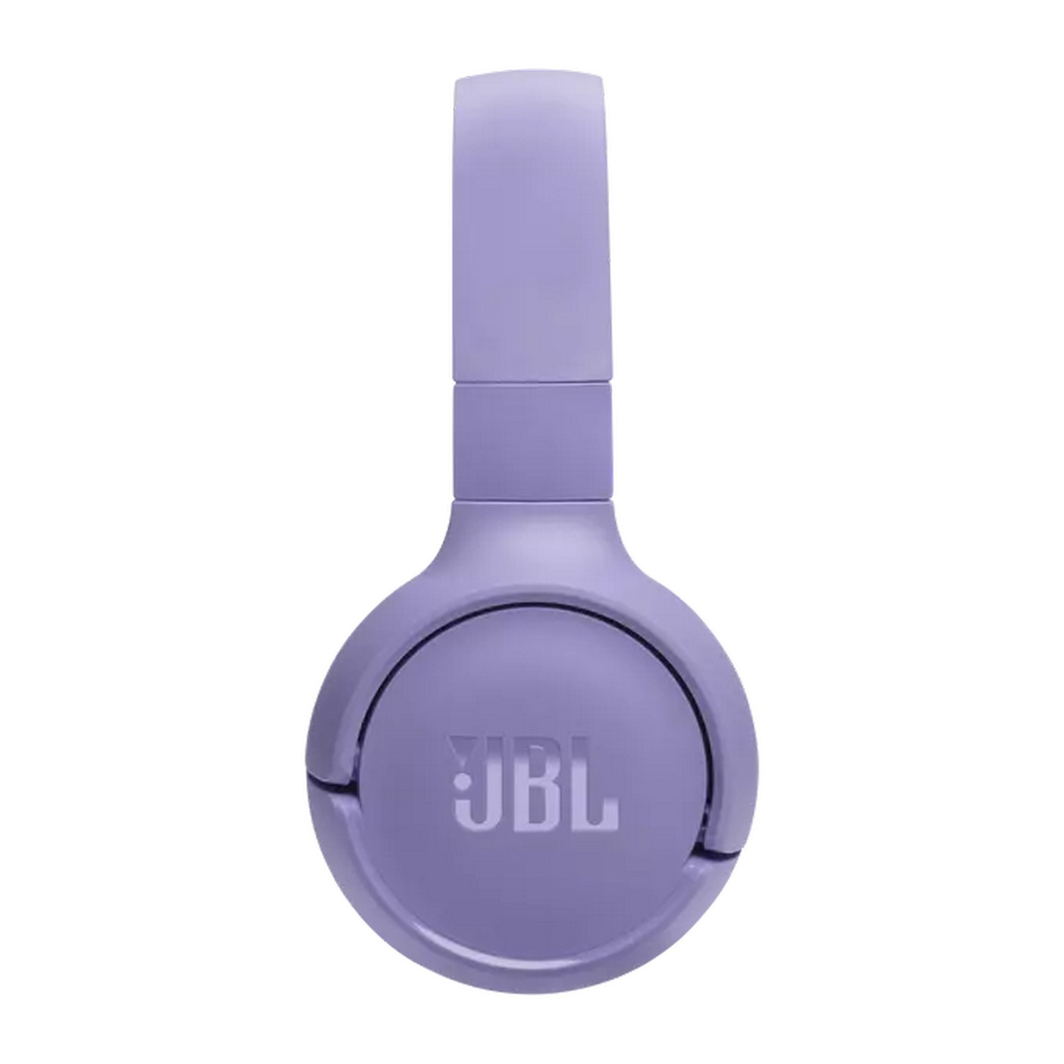 Paarse JBL-koptelefoon. Witte achtergrond.