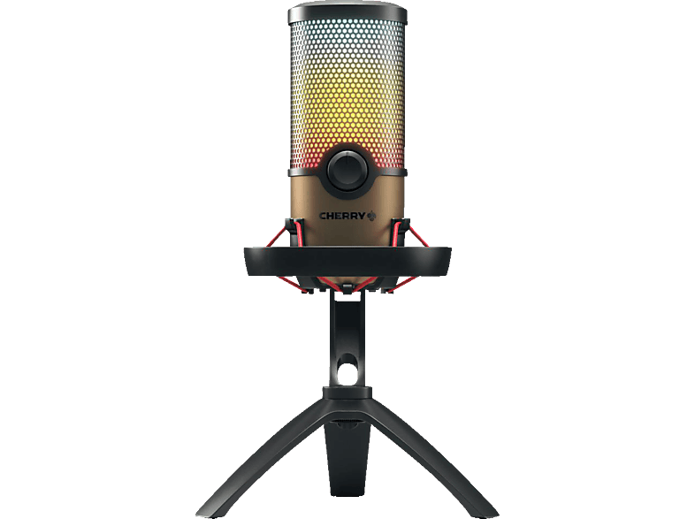 CHERRY UM 9.0 Mikrofon, Schwarz/Kupfer