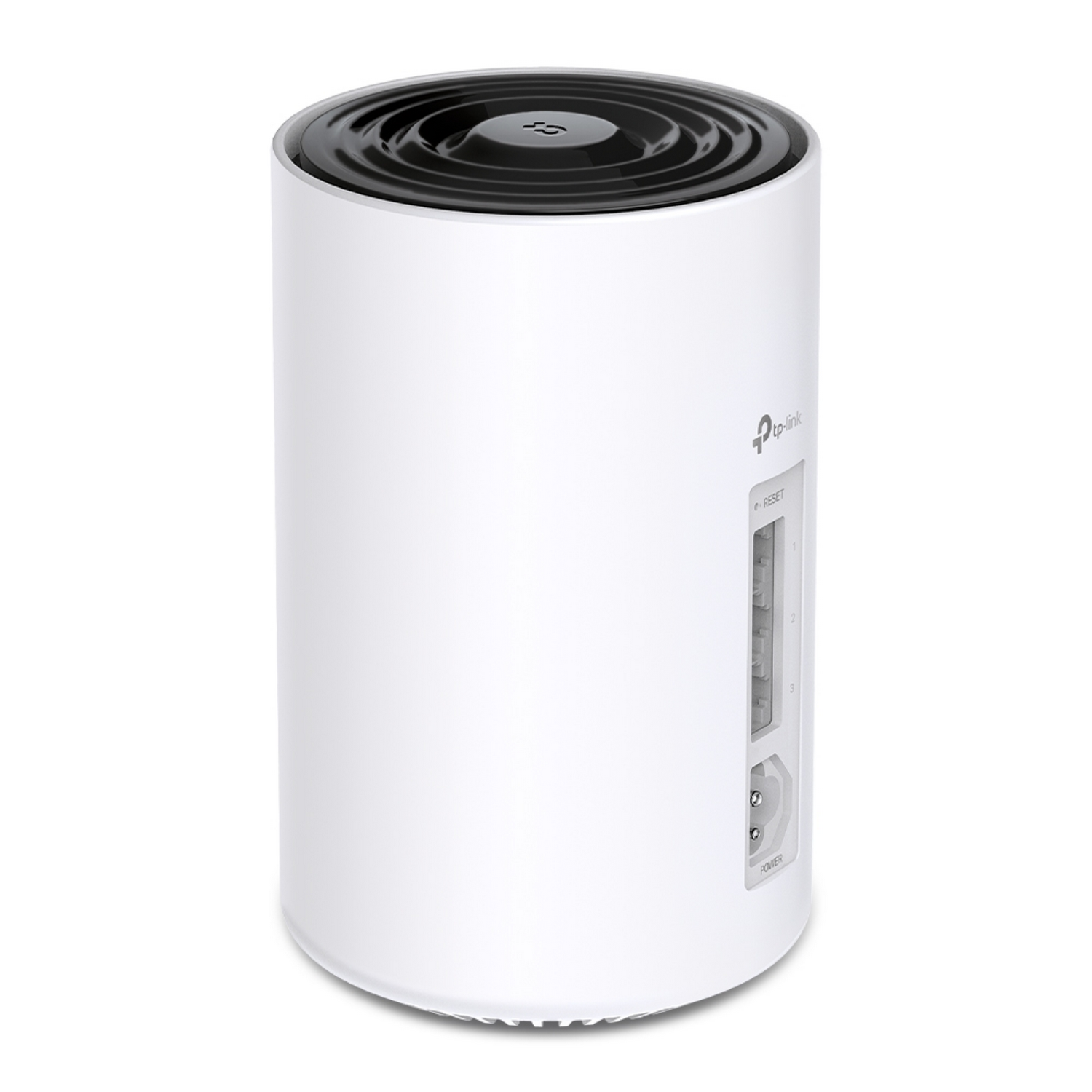 White TP-Link router on a white background.
