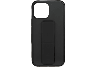 CASE AND PRO iPhone 14 Pro Max TPU+PC gumírozott kitámasztós tok, fekete (STANDIPH1467PMBK)