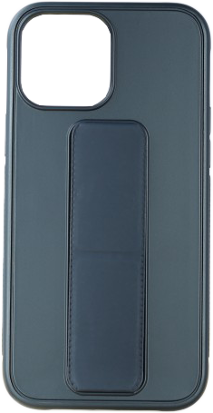 CASE AND PRO iPhone 14 Pro Max TPU+PC gumírozott kitámasztós tok, sötétkék (STANDIPH1467PMDB)