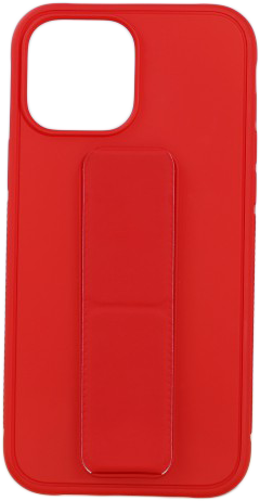 CASE AND PRO iPhone 14 Pro Max TPU+PC gumírozott kitámasztós tok, piros (STANDIPH1467PM-R)