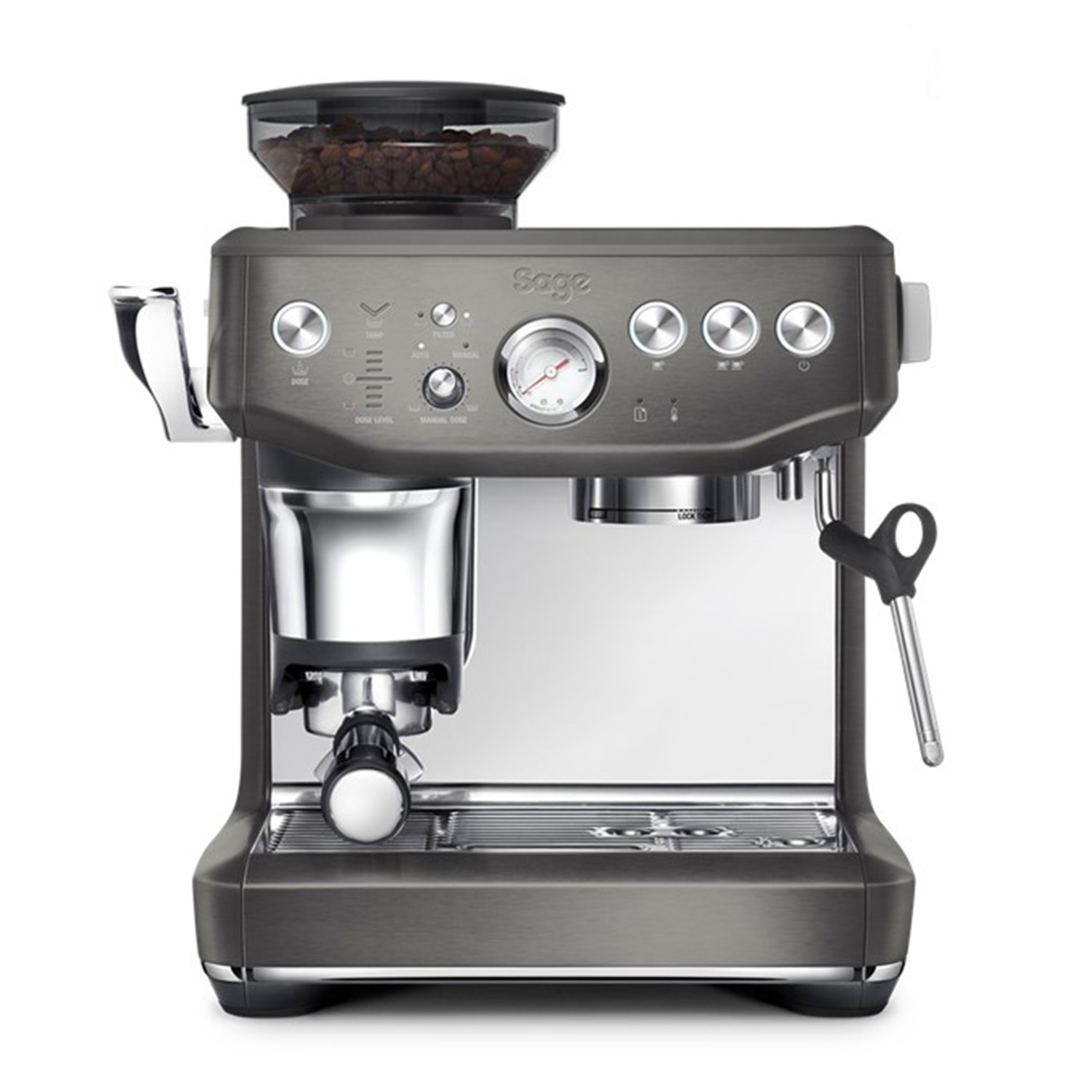 Macchina Caffé Automatica Sage Ses876Bst4Eeu1, 1850 W, Acciaio Inossidabile Nero