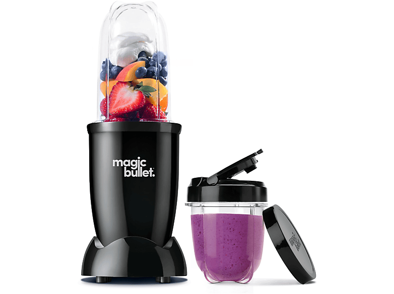 Frullatore NUTRIBULLET Magic Bullet MBR06B, per Smoothie, Tritaghiaccio Multifunzione, Nero
