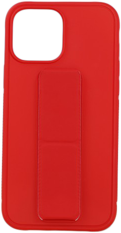 CASE AND PRO Samsung S23 Plus TPU+PC gumírozott kitámasztós tok, piros (STAND-S23P-R)
