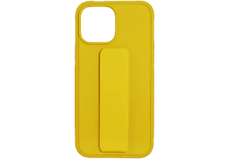 CASE AND PRO Samsung S23 Ultra TPU+PC gumírozott kitámasztós tok, sárga (STAND-S23U-Y)