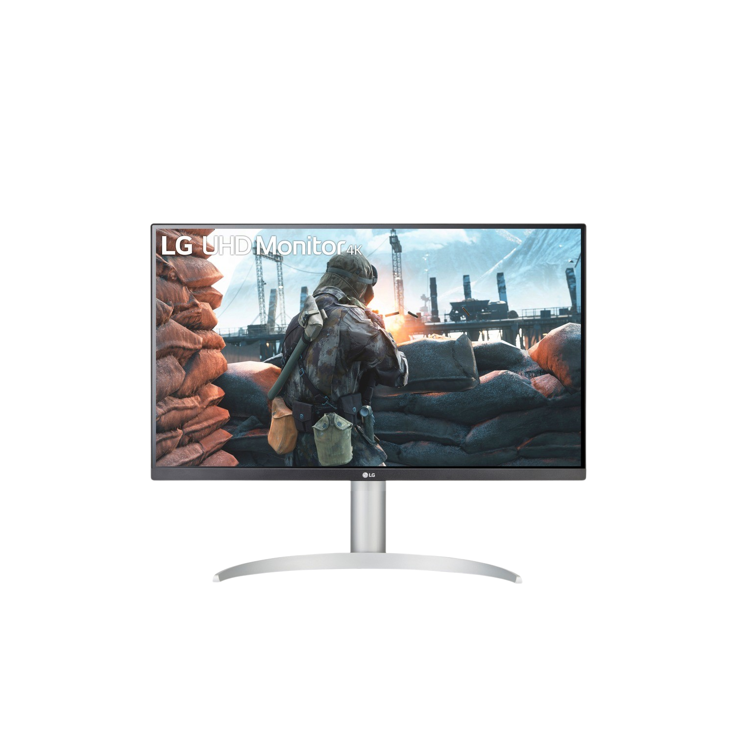 LG 27UP650P-W - 27 inch - 3840 x 2160 (Ultra HD 4K) - IPS-paneel - in hoogte verstelbaar