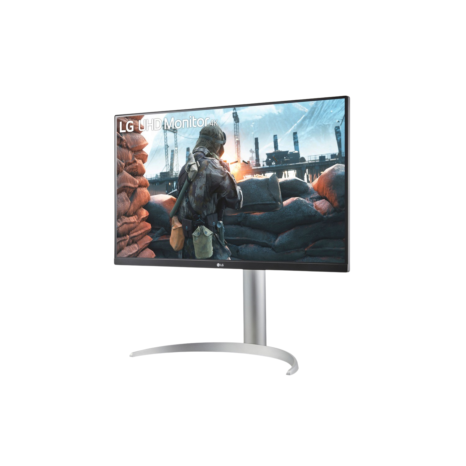 LG 27UP650P-W - 27 inch - 3840 x 2160 (Ultra HD 4K) - IPS-paneel - in hoogte verstelbaar