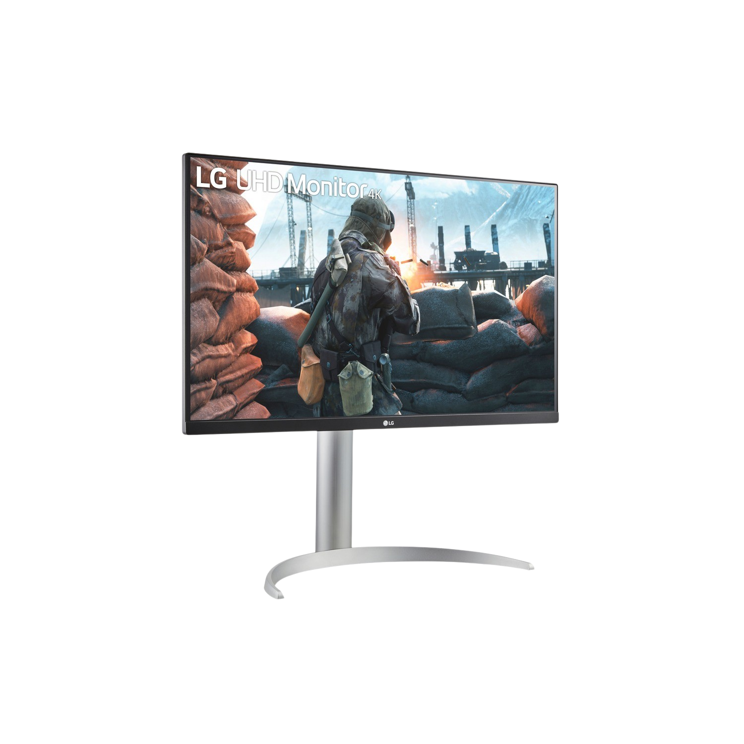 LG 27UP650P-W - 27 inch - 3840 x 2160 (Ultra HD 4K) - IPS-paneel - in hoogte verstelbaar