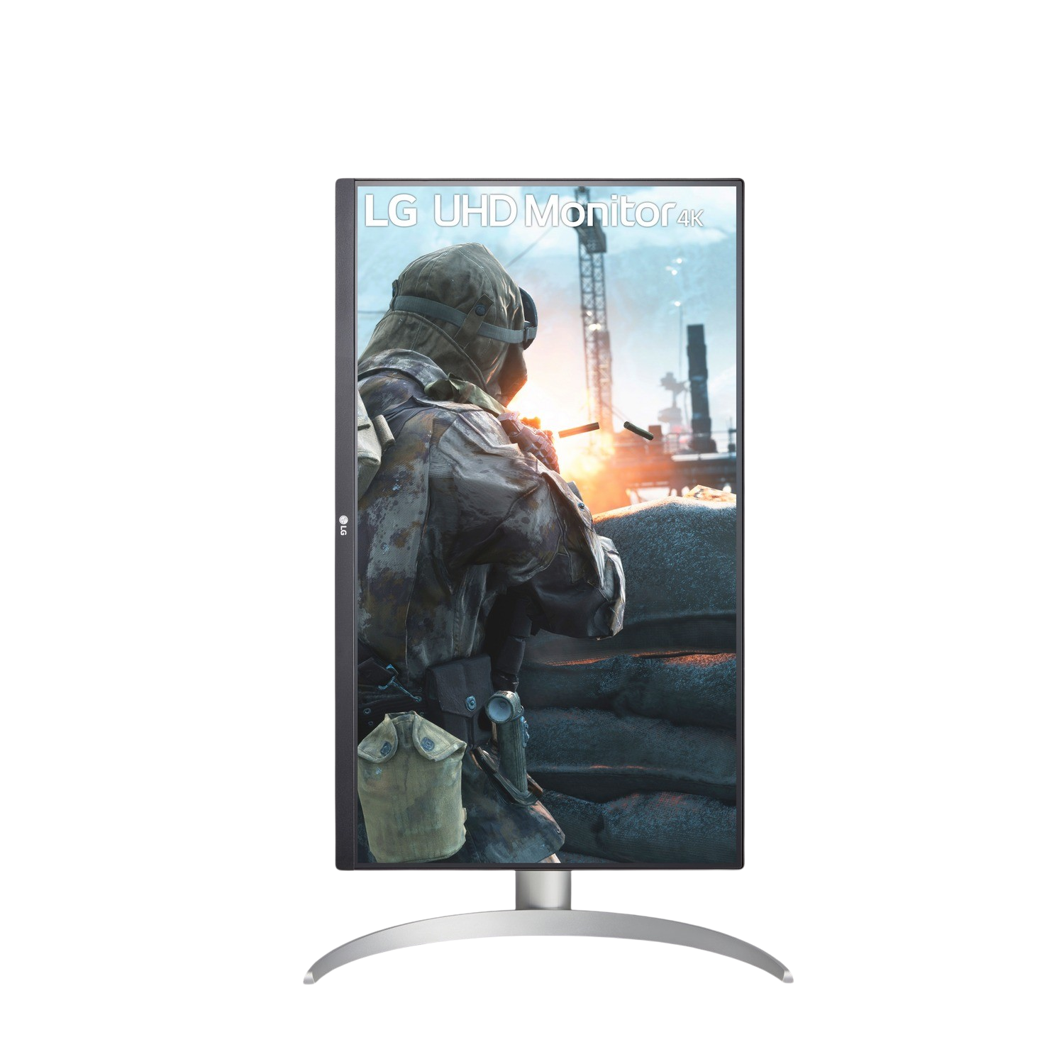 LG 27UP650P-W - 27 inch - 3840 x 2160 (Ultra HD 4K) - IPS-paneel - in hoogte verstelbaar