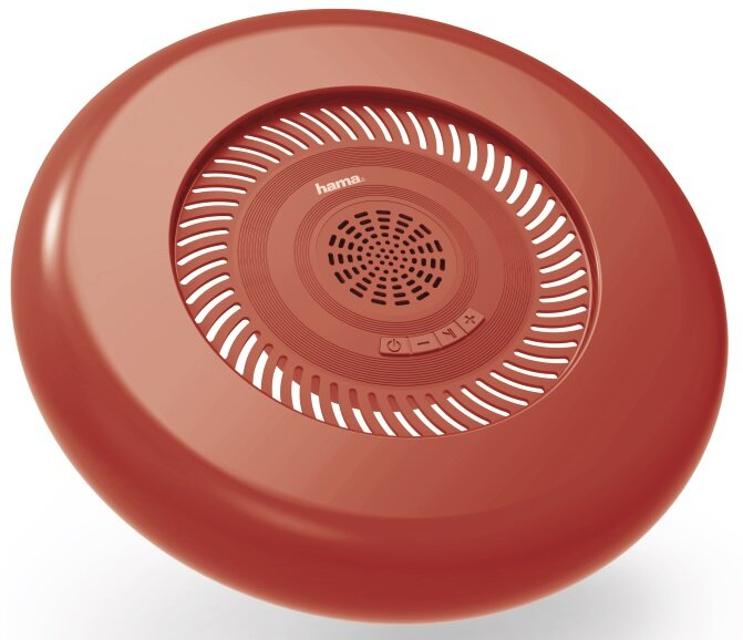 Głośnik Bluetooth HAMA Flying Sound Disc Czerwony