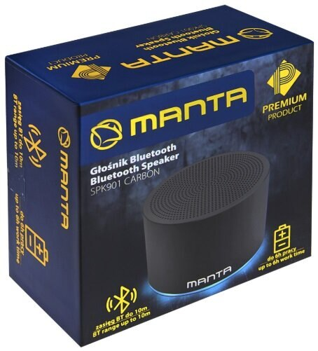 Głośnik Bluetooth MANTA SPK901 Carbon