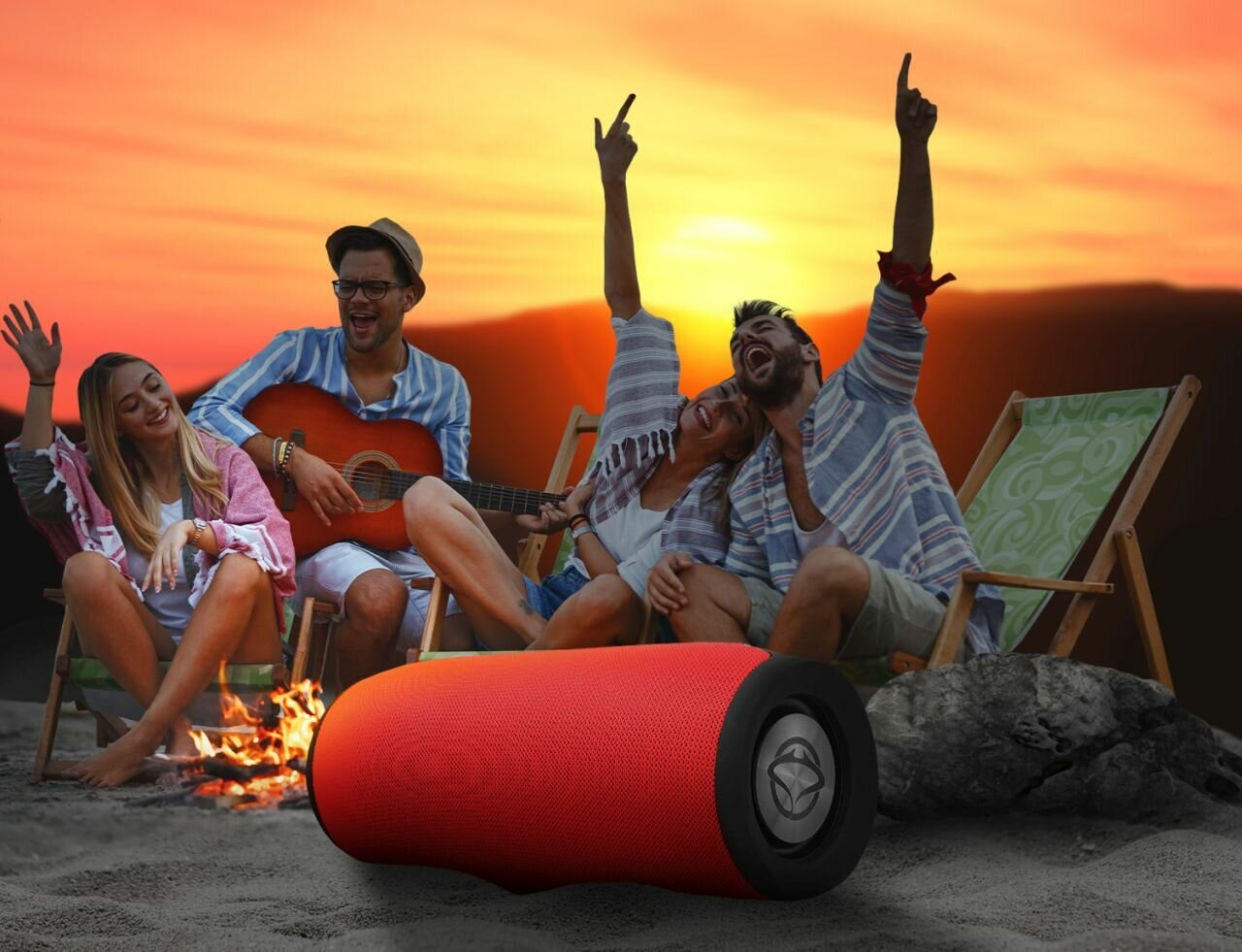 Głośnik Bluetooth MANTA SPK15GO-RD