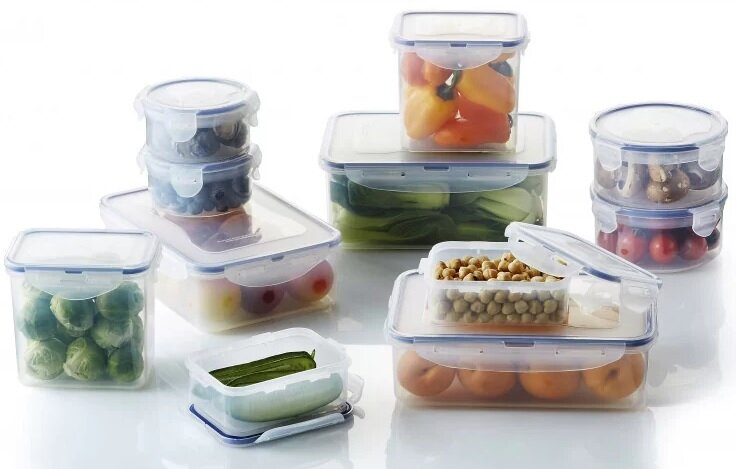 Lock & Lock HPL805 Boîte Alimentaire Rectangulaire Bleue