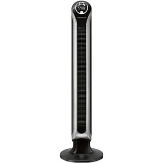 Ventilador de torre - Rowenta VU6670 Eole Infinite, 43 dB, Oscilación 180º, Mando a distancia, 3 velocidades, Negro