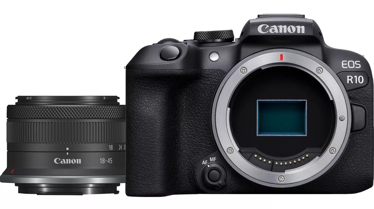 Aparat CANON EOS R10 + RF-S 18-45mm F4.5-6.3 IS STM | MediaMarkt