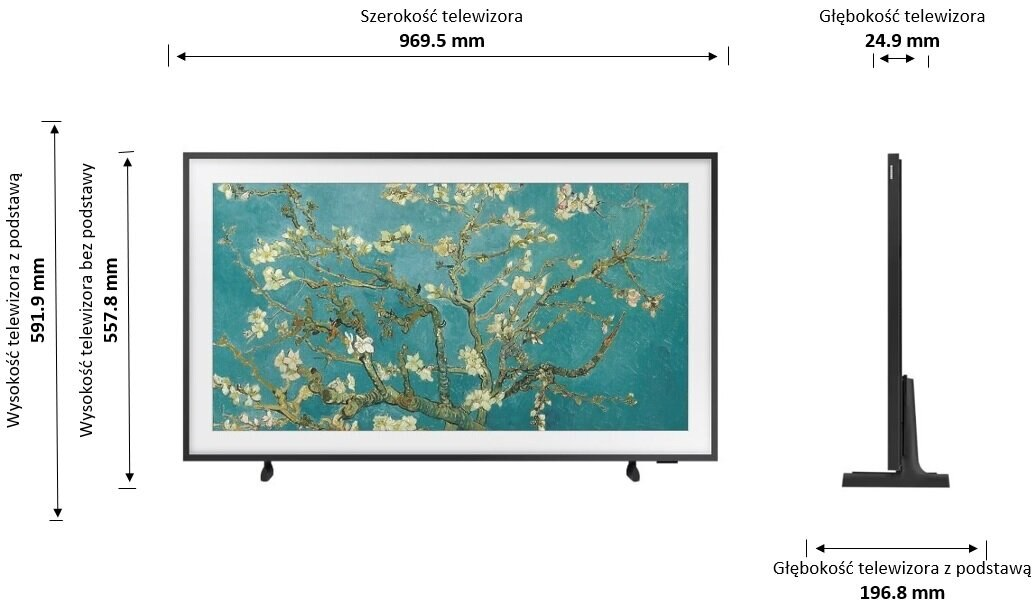 Telewizor The Frame SAMSUNG QE43LS03BGU