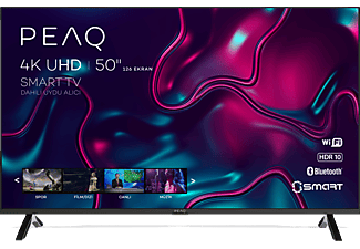 PEAQ PQ50FMN403 50 inç 126 Ekran Uydu Alıcılı Smart 4K Ultra HD LED TV