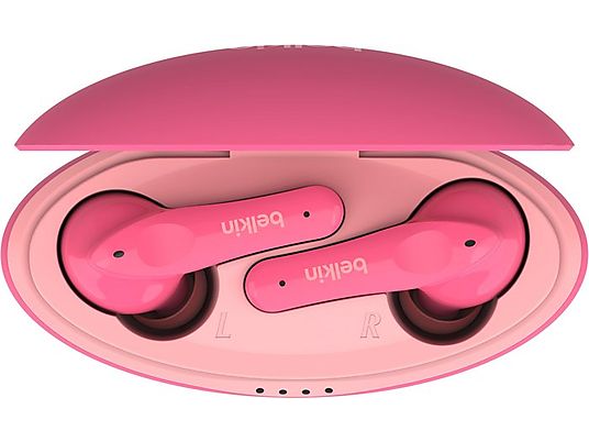 BELKIN SOUNDFORM Nano Kids - Cuffie true wireless per bambini (In-ear, Rosa)