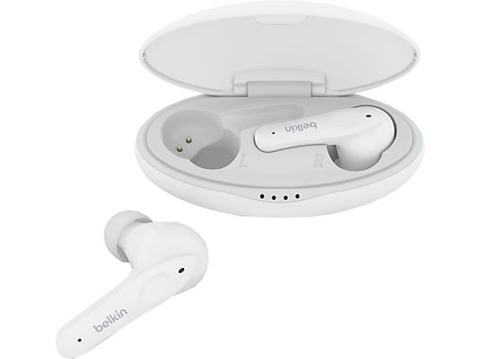 BELKIN SOUNDFORM Nano Kids - Écouteurs sans fil pour enfants  (In-ear, Blanc)