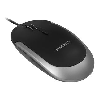 MACALLY UCDYNAMOUSE-SG - Mouse (nero/grigio)