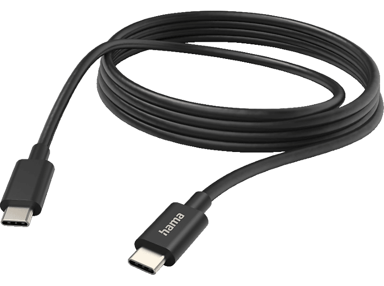 HAMA USB-C, 3 Schwarz m, Ladekabel