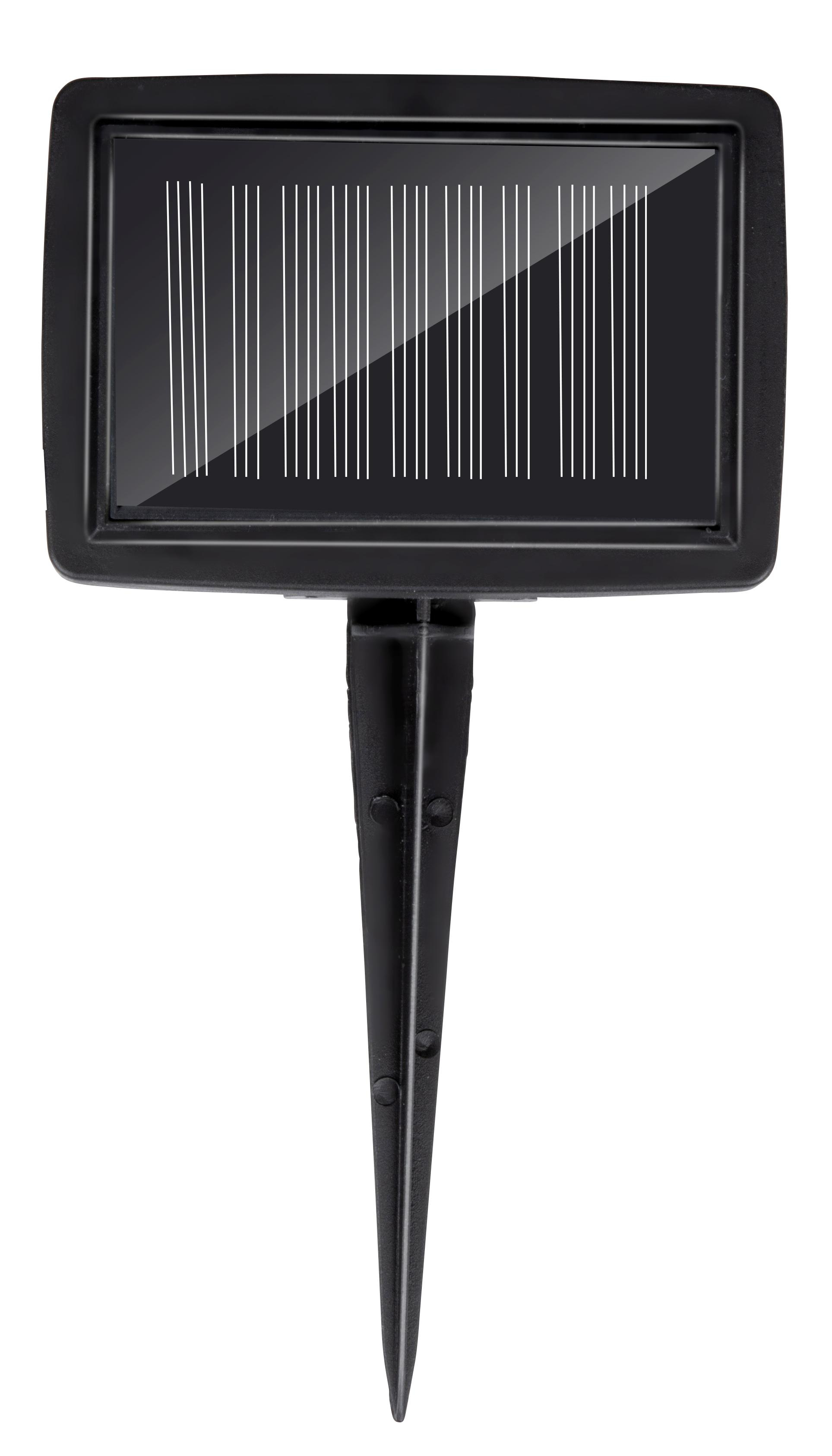GRUNDIG 5er Set Solar LED Bodenleuchten, Weiß, Warmweiß
