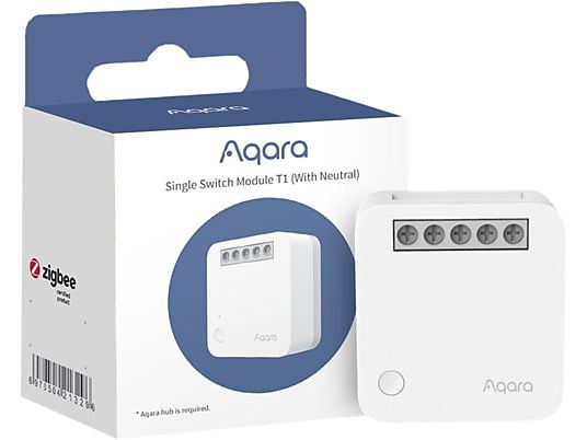 AQARA Single Switch Modul T1 (with Neutral) - Modulo di controllo del relè