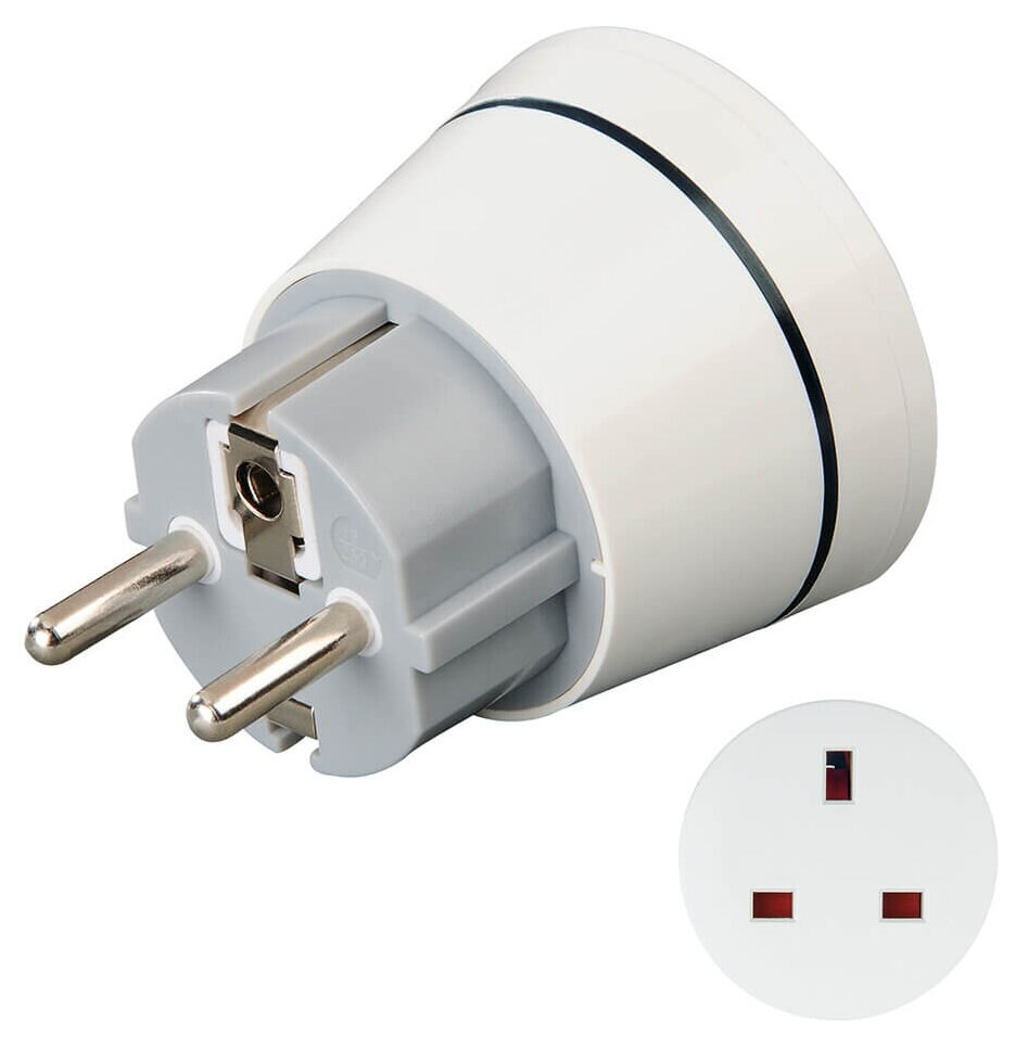 Adapter podróżny HAMA Gniazdo UK - Wtyk EU 223452