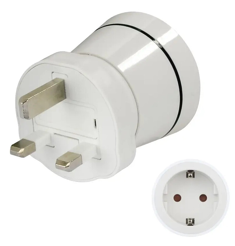 Adapter podróżny HAMA Gniazdo EU - Wtyk UK 223433