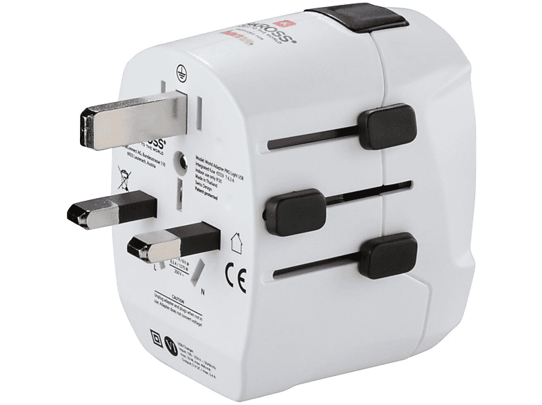 Adapter podróżny HAMA World Travel Pro Light 2xUSB 223474 – zdjęcie 3