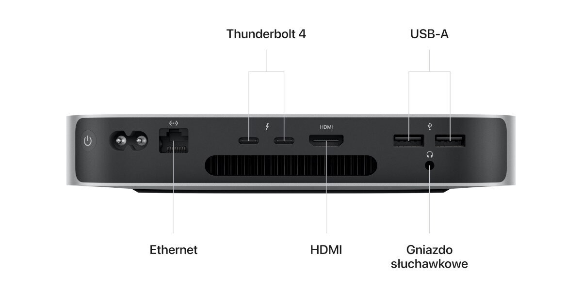 Komputer Mini PC APPLE Mac Mini M2/8GB/512GB SSD/INT/macOS MMFK3ZE