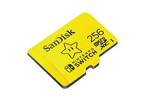 SANDISK Carte mémoire microSDXC 256 GB pour Nintendo Switch  (SDSQXAO-256G-GN3ZN)
