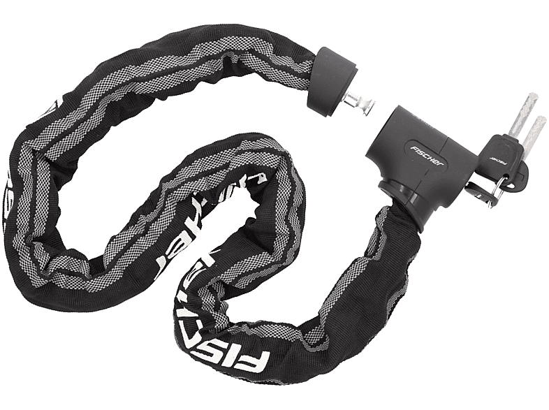FISCHER PROTEC PLUS+ CK100 Fahrradschloss (100cm, Schwarz)