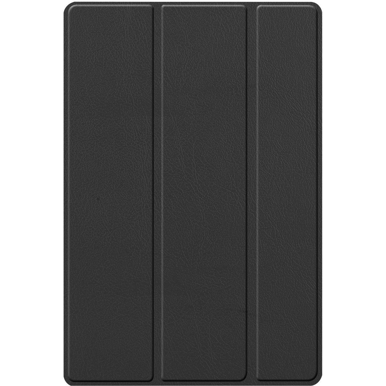 Étui de tablette noir fermé.