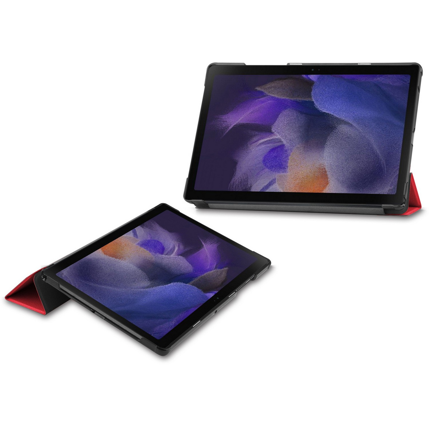 JUST IN CASE Bookcover Slimline Trifold Galaxy Tab A8 Rouge (218471)