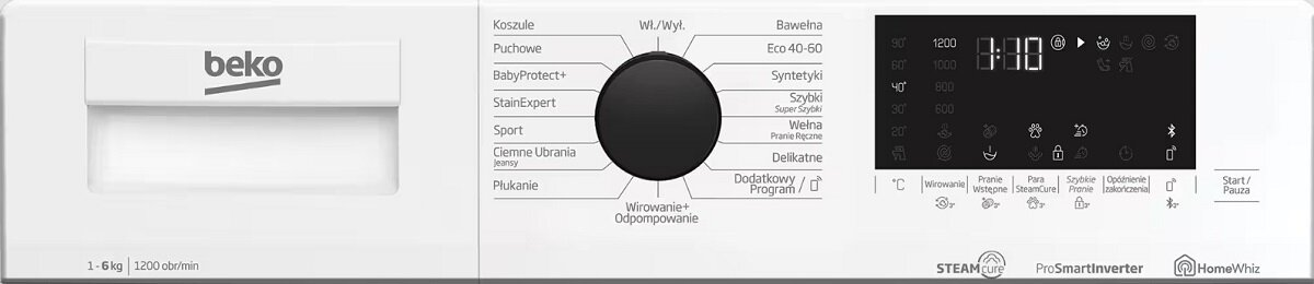 Pralka BEKO WUE6624XBWS