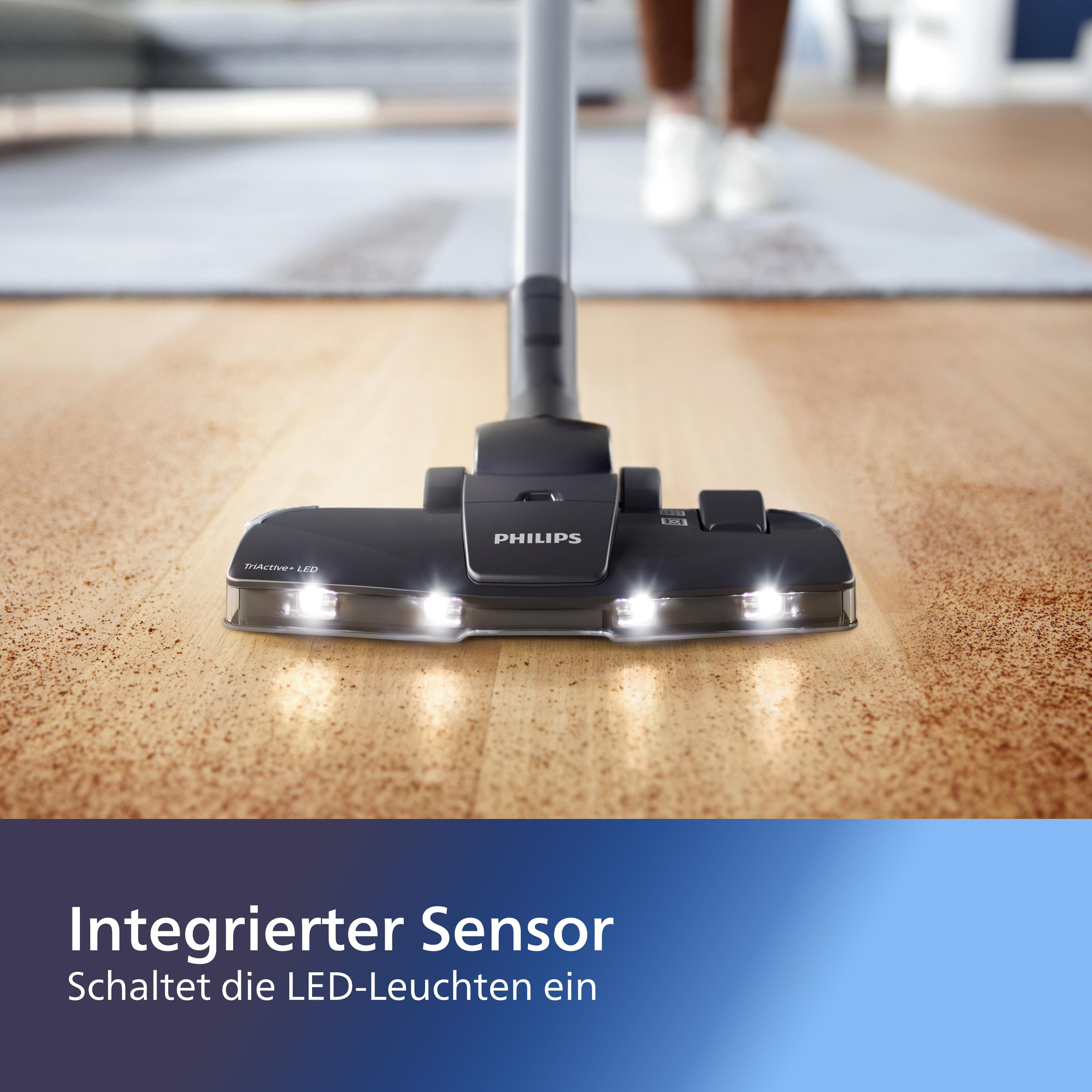 Eine rote Maus auf einer Holzoberfläche. Der Text lautet: Plug and Play. Einfach zu bedienen.
