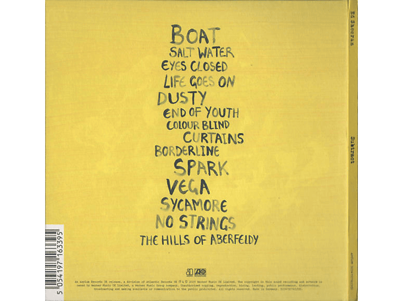 Thumbnail - Ed Sheeran - -(Subtract) (CD)