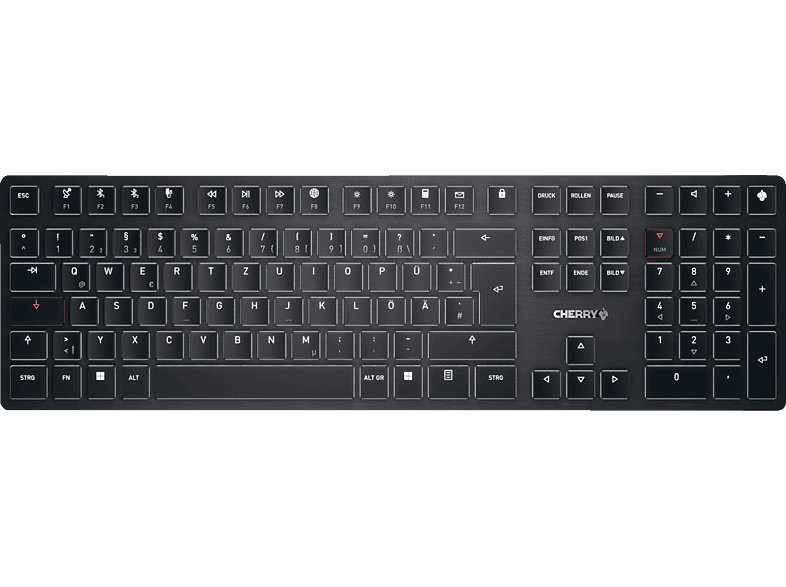 CHERRY KW Kabelgebunden, und Profile, Ultra X Schwarz Tastatur, Cherry Low ULP, Kabellos Mechanisch, MX