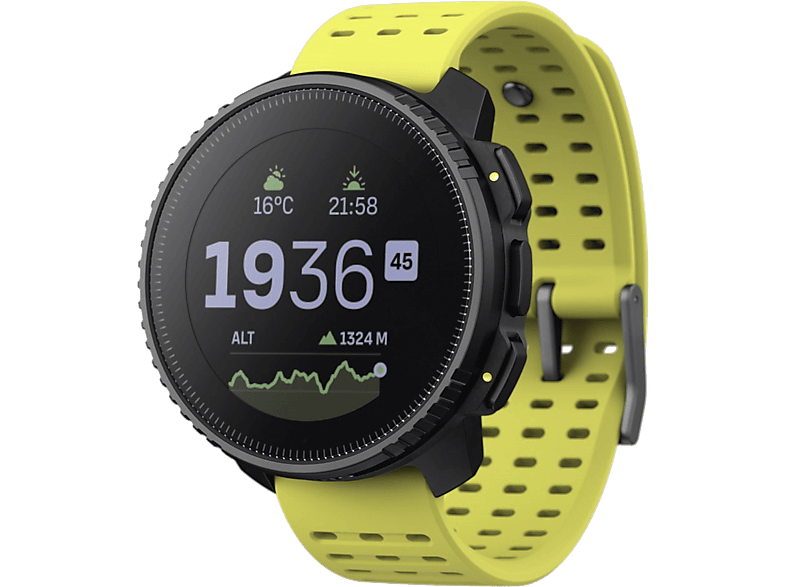 Reloj deportivo  Suunto Vertical, Black Lime, 125-175 mm, 1.4 , GPS,  Acero inoxidable