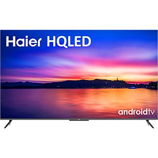 TV HQLED 65"- Haier P8 Series H65P800UG, UHD 4K, Smart TV (Android TV 11), HDR 4K, Dolby Atmos-Vision, Diseño metálico, Control por Voz, Negro
